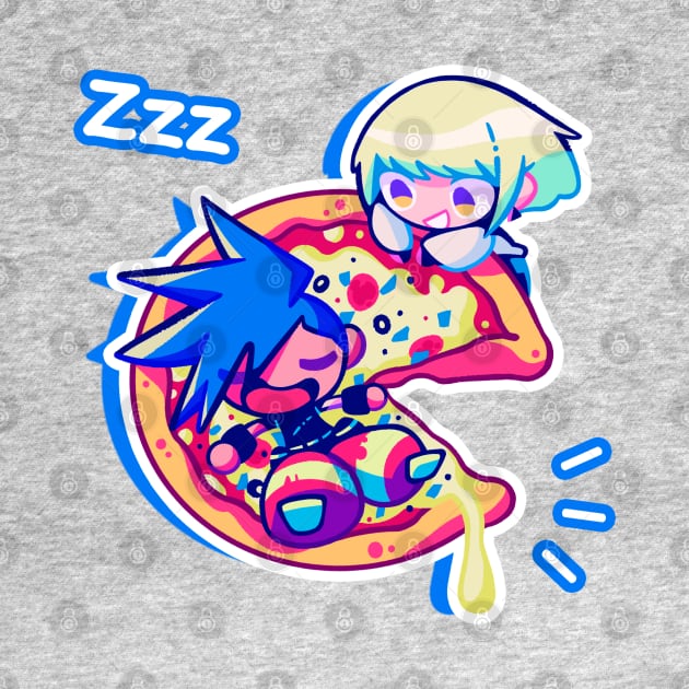 Promare pizza by OkiComa